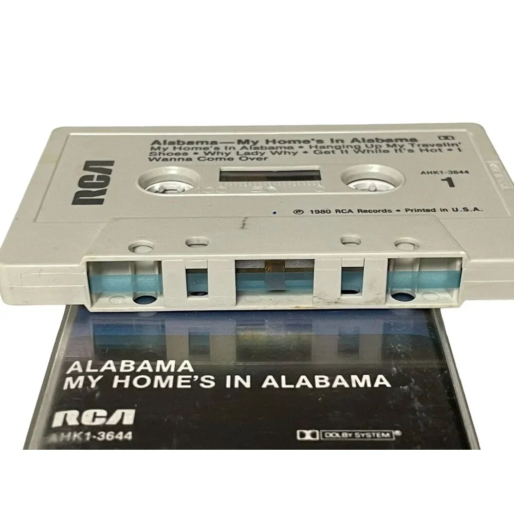 Vintage 1980 Alabama Cassette My Homes In Alabama Used RCA Tested - Picture 9 of 12